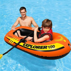 史低价：Intex Explorer 100 单人充气橡皮艇