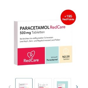 Paracetamol 500 mg 对乙酰氨基酚 缓解头痛，牙痛和月经痛