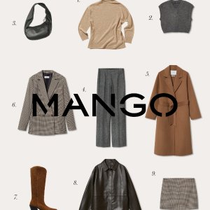 Mango 冬季美衣开始降价 小香风外套$47 面包服$59.99