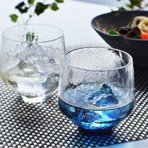 窑烧酒杯器皿 日本匠人制作琉璃盏 渐变星空杯喝水都美丽