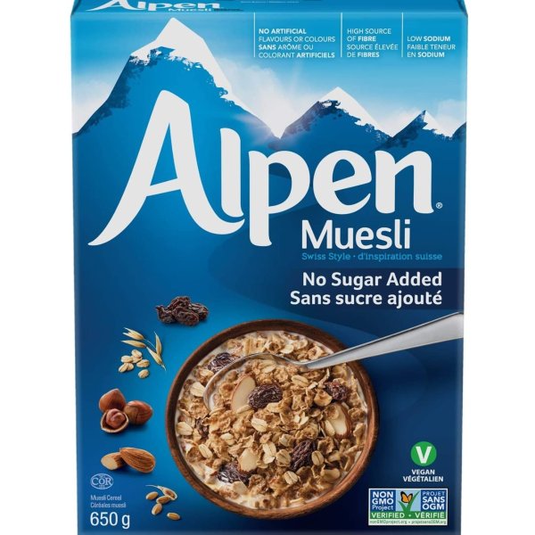 Alpen 无添加蔗糖 即食坚果燕麦片 650g 高纤维饱腹感