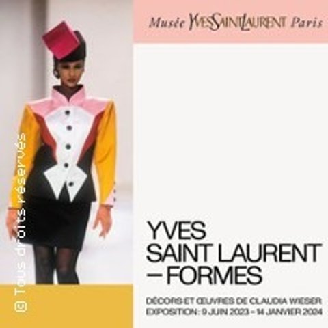 YSL- Formes展览开票