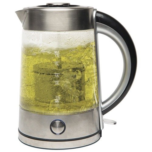 玻璃电热水壶带茶篦 1.7L