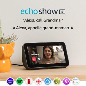 Echo show 5 智能可视语音助手 送1个免费智能灯泡
