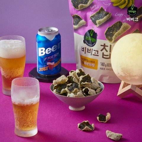 香米海苔脆片€1.89/袋bibigo 韩国海苔小零食 又香又脆 追剧配啤酒