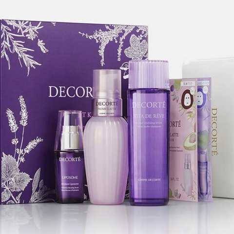 套装变相4.7折起Decorte 黛珂 新年限定套装$87(值$157) 封面热卖款$114收