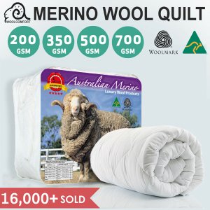 折扣升级：Merino Wool 澳洲正宗羊毛被 多size可选