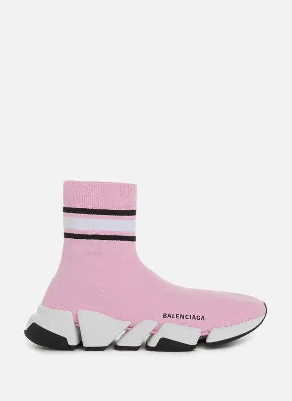 粉色袜靴