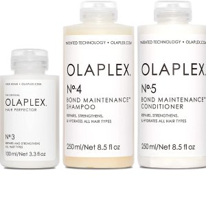 Olaplex 卡戴珊同款 封面烫染救星3号+4号+5号$100收！
