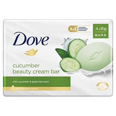 Beauty Cream Bar 黄瓜皂（4 x 90g 条）