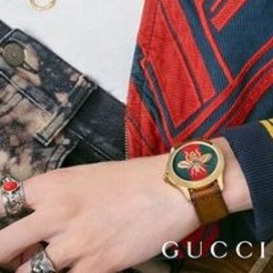 超后一天：Gucci 等时装手表特卖，手表带好运，自留送人都可以