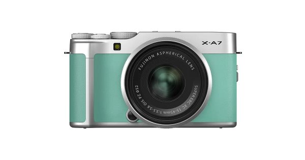 X-A7 Mirrorless Camera with XC15-45mm Lens - Mint Green | Digital Cameras |