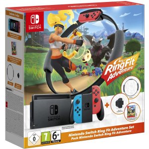 Nintendo Switch 红蓝机+健身环大冒险套装闪促