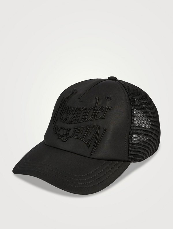 纯黑色logo帽子