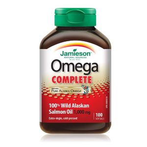 史低价：Jamieson Omega 100%野生阿拉斯加三文鱼油