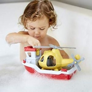 Green Toys 救援船和直升飞机玩具