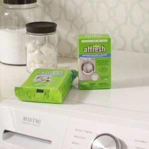 $7.97(Walmart$15.99)史低价：Affresh 洗衣机清洗剂 3片装 溶解残留物 给它洗个澡