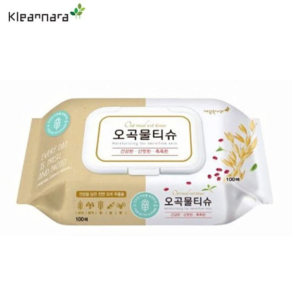 韩国 可绿纳乐 Kleannara Oat Meal 湿纸巾