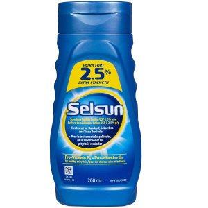 Selsun 强力去屑控油洗发水200ml +2.5%增强 缓解溢脂性皮炎