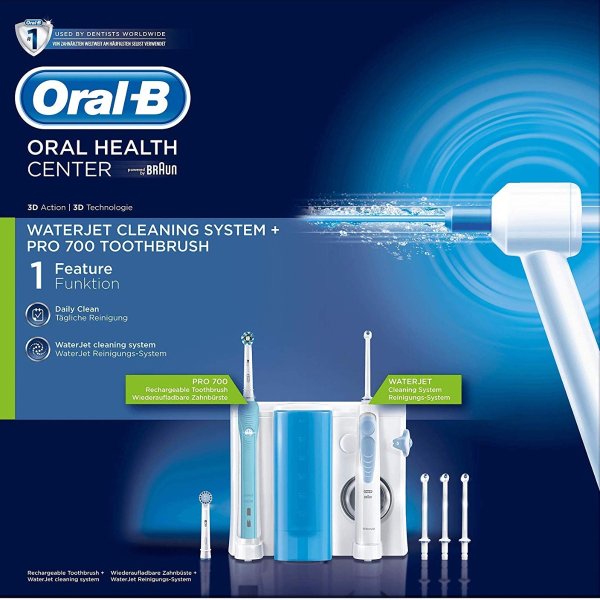 Oral-B PRO 700 智能3D旋转 深层清洁系列电动牙刷冲牙器