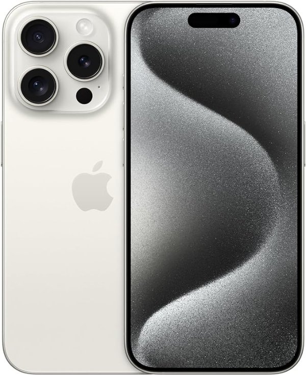 iPhone 15 Pro (256 GB) - 白色钛金属