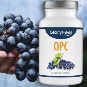 Gloryfeel OPC 葡萄籽胶囊 1052mg葡萄籽提取物 天然抗氧化