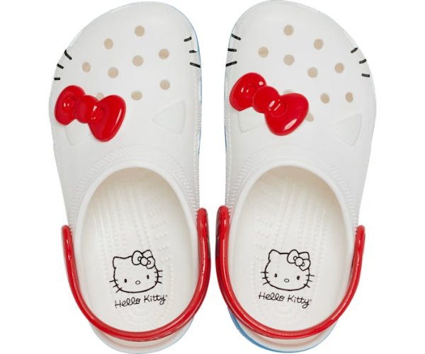 Kids' Hello Kitty 联名洞洞鞋