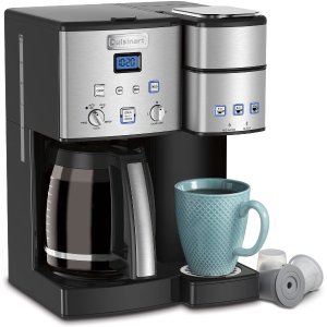 史低价：CUISINART 2合一可编程咖啡机 轻松搞定早餐咖啡