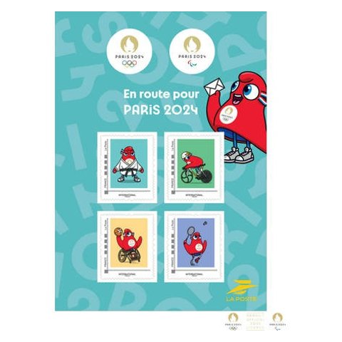 2024巴黎奥运会 纪念邮票