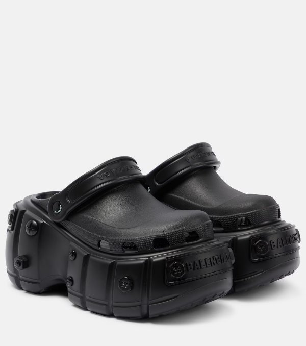 x Crocs 联名厚底拖鞋