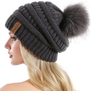 Queenfur 女式针织毛线帽｜超级显脸小 冬季必备 防寒保暖