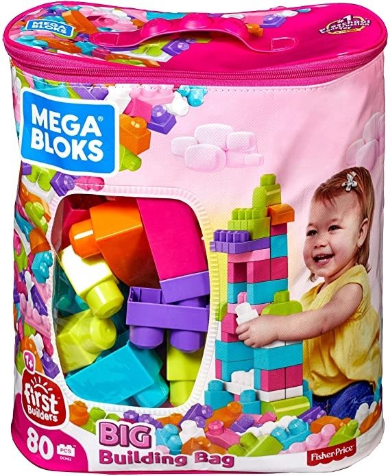 Mega Bloks 经典儿童大块积木80pcs