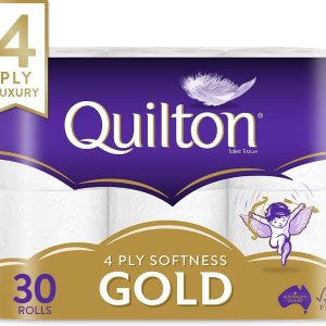 季中大促：Quilton 4层厕纸 30包装