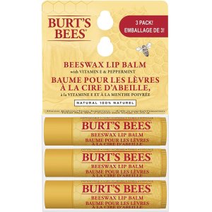 Burt's Bees 小蜜蜂护唇膏3支装 干燥寒冬必备 随时滋养双唇
