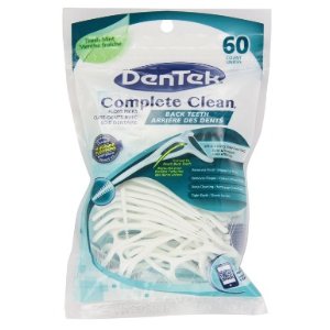 DenTek Complete Clean 2合1牙线棒60个装