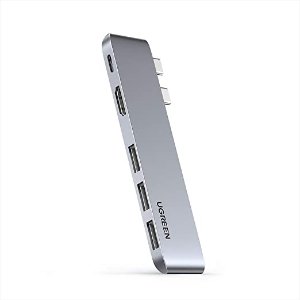 UGREENUSB C Hub for MacBook Pro USB Type C to 4K HDMI, Thunderbolt 3 100W Power Delivery, 3 USB 3.0