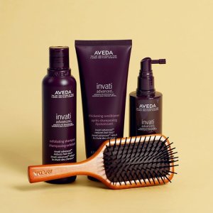 Aveda 自然萃取护发 收按摩发梳、头发速效修复精华