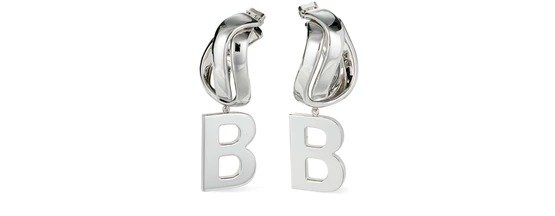 B logo耳环