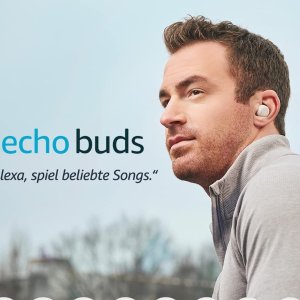 Echo Buds (2. Gen.) 降噪蓝牙耳机 小巧精致防汗 苹果安卓都能用