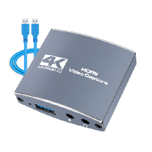 Foscomax 4K HDMI 视频采集卡、采集盒 直播、录屏用它