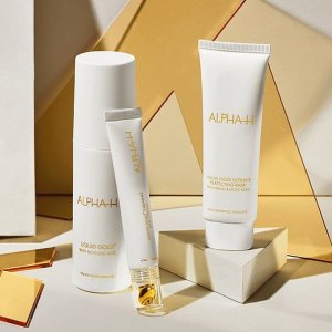 闪购：Alpha-H 澳洲本土药妆护肤送$49保湿乳 get黄金液精华