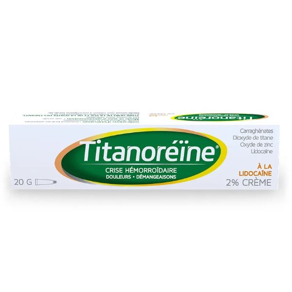 Titanoreine 2%利多卡因霜 20g
