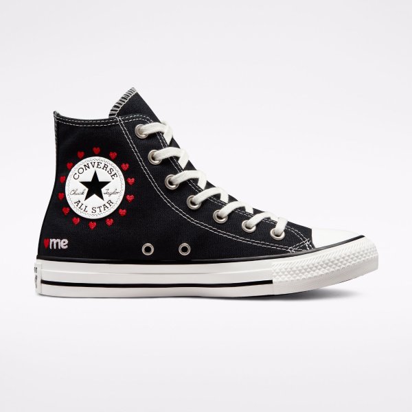 Chuck Taylor All Star Embroidered Hearts爱心帆布鞋