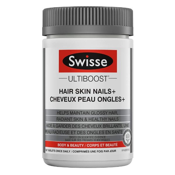 Swisse Wellness Ultiboost Hair Skin Nails+ Supplement