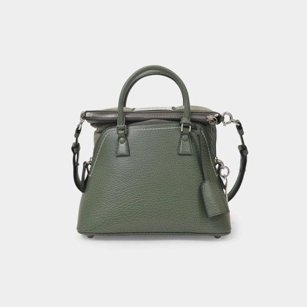 5Ac Mini Bag in Green Leather