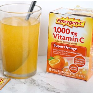 Emergen-C 维生素C 泡腾冲剂 30包，预防感冒，美白淡斑，多口味可选