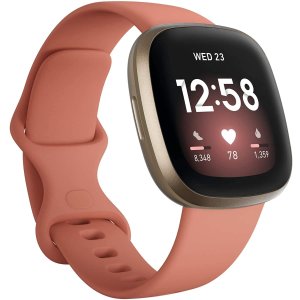 限今天：Fitbit Versa 3 智能手表  支持Alexa 四色可选