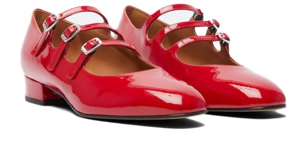 Ariana 红色高跟鞋