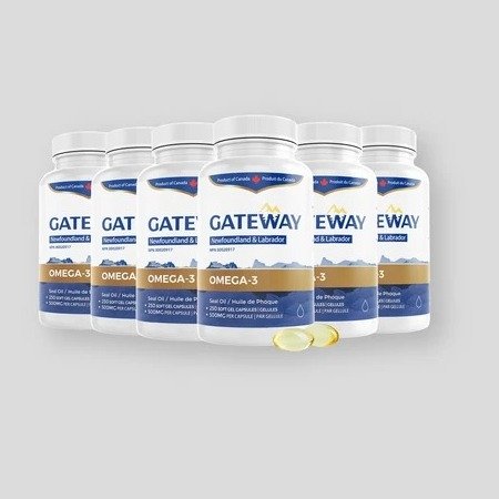Gateway海豹油omega-3（250粒）x6瓶