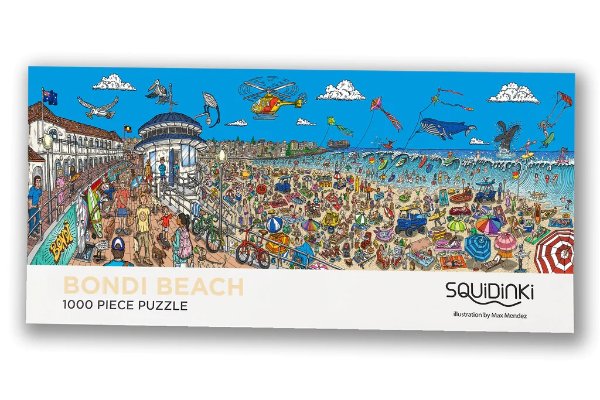 squidinki 1000 Piece Panoramic Bondi Beach 拼图